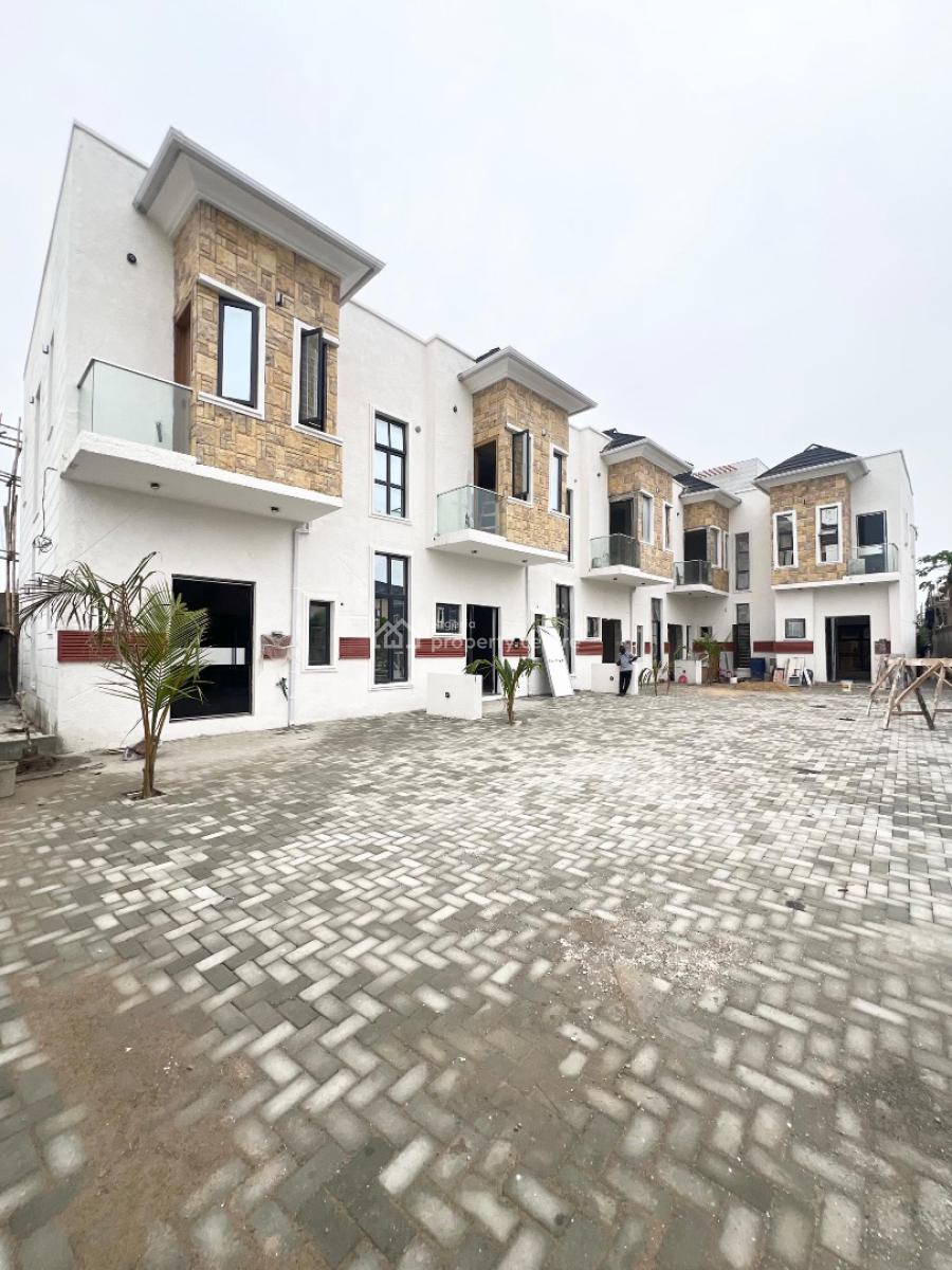 Luxury Smart House Contemporary Brand New 3 Bedrooms Terraced Duplex with Bq, Okun-ajah, Ajah, Lagos, Terraced Duplex for Sale
