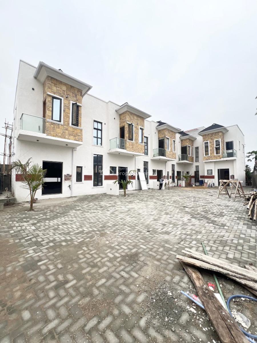 Luxury Smart House Contemporary Brand New 3 Bedrooms Terraced Duplex with Bq, Okun-ajah, Ajah, Lagos, Terraced Duplex for Sale