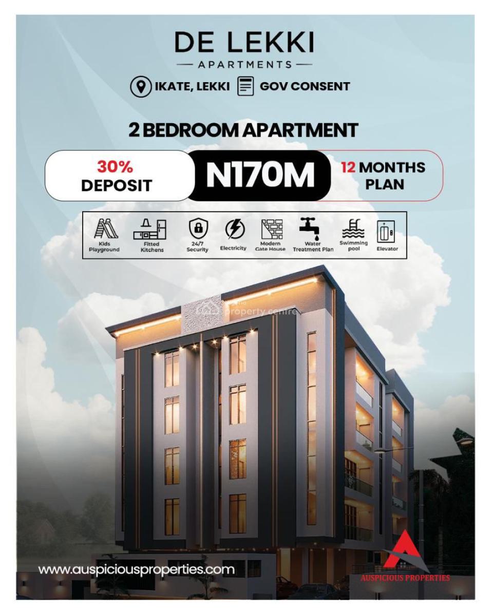 Most Beautiful Luxury 2 Bedroom Apartment for High Investment, 13 Yemi Adetayo Link Road Ilasan Ikate, Ikate Elegushi, Lekki, Lagos, Block of Flats for Sale