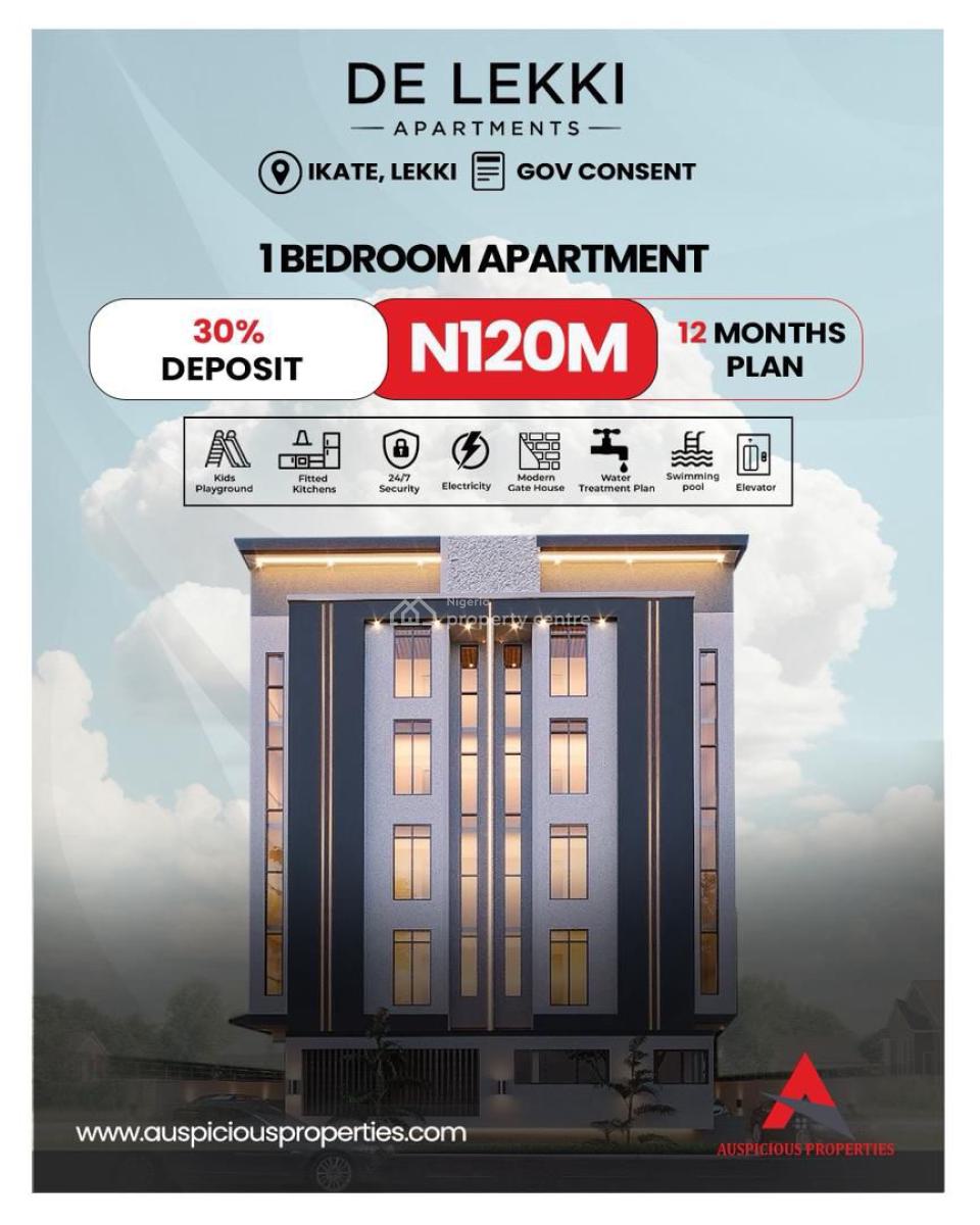 Most Beautiful Luxury 2 Bedroom Apartment for High Investment, 13 Yemi Adetayo Link Road Ilasan Ikate, Ikate Elegushi, Lekki, Lagos, Block of Flats for Sale