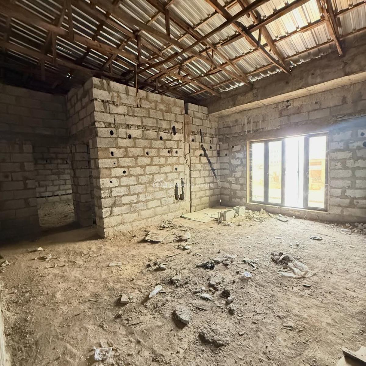 Privately Gated 4 Bedroom Terrace Duplex with Bq (carcass), Lugbe District, Abuja, Terraced Duplex for Sale