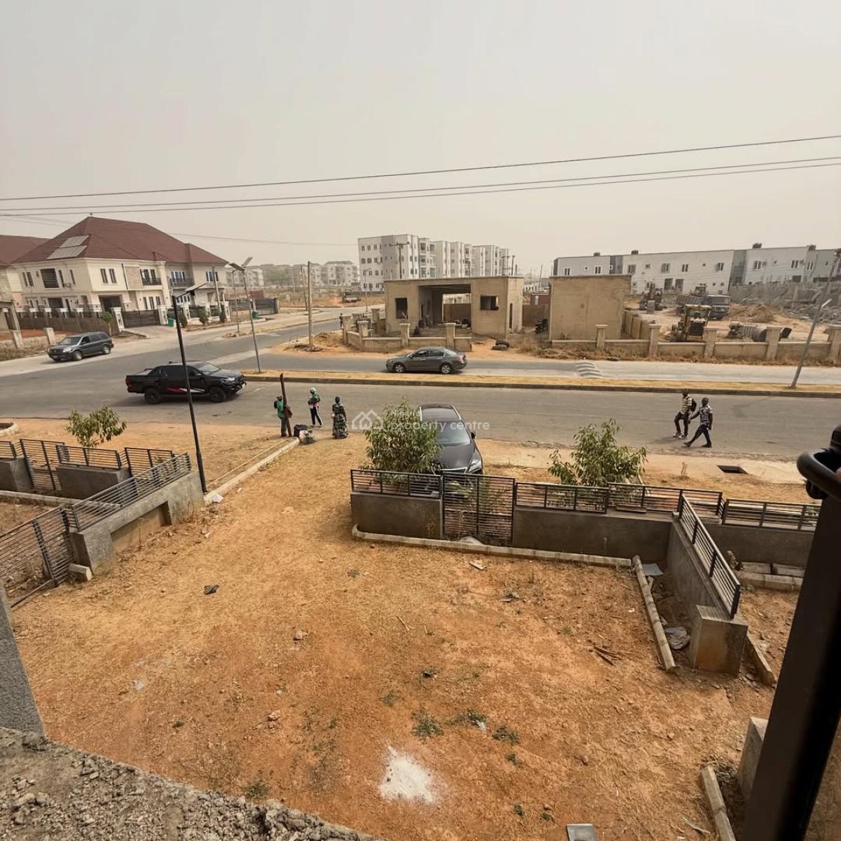 Privately Gated 4 Bedroom Terrace Duplex with Bq (carcass), Lugbe District, Abuja, Terraced Duplex for Sale