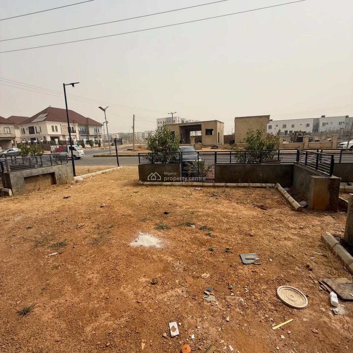 Privately Gated 4 Bedroom Terrace Duplex with Bq (carcass), Lugbe District, Abuja, Terraced Duplex for Sale