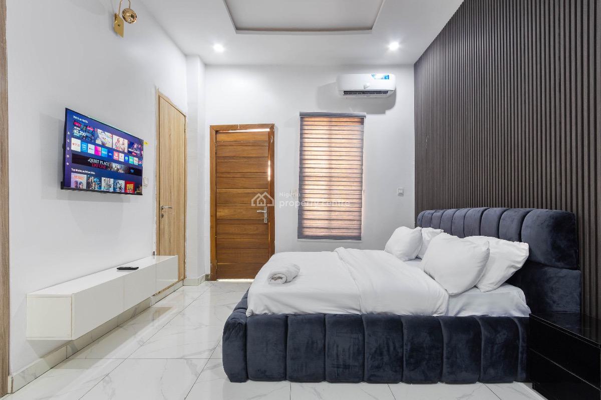 Furnished 3 Bedrooms Duplex (1 Room Used for Cinema), Ikota Lekki, Ikota, Lekki, Lagos, Terraced Duplex for Rent