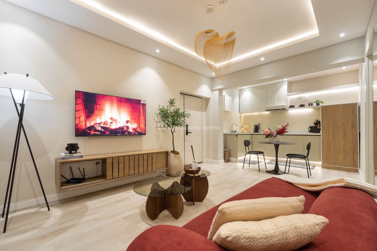 One Bedroom Apartment, Rasheed Alaba Williams, Lekki Phase 1, Lekki, Lagos, Mini Flat (room and Parlour) Short Let