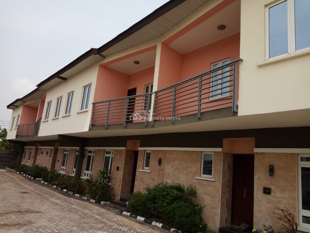 Distress 4 Bedrooms Terrace Duplex,corner Piece., Ogombo Road, Via Adesanya, Ajah, Lagos, Terraced Duplex for Sale