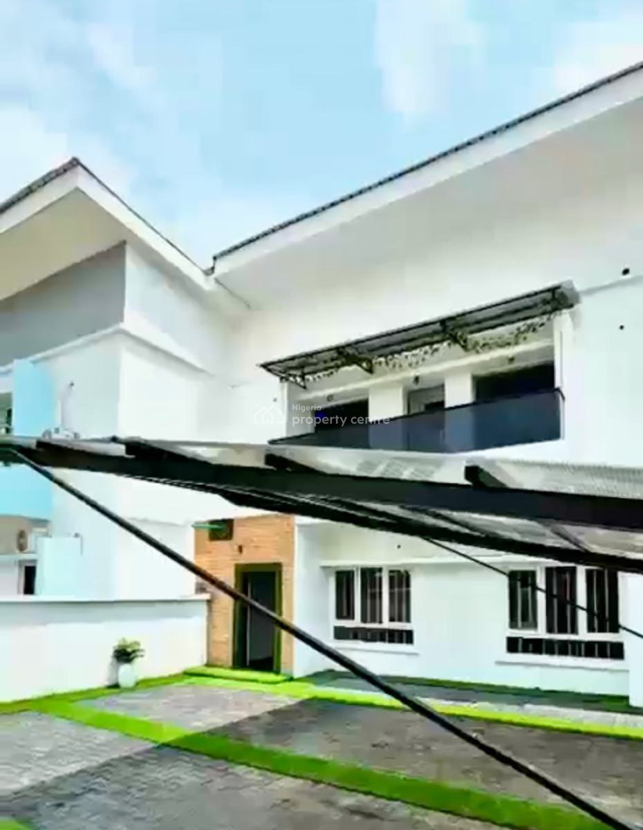 Newly Renovated with Lample Parking Space, Private Compound Plus a B Q, G R a, Ikota, Lekki, Lagos, Terraced Duplex for Sale