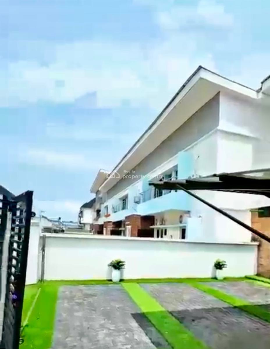 Newly Renovated with Lample Parking Space, Private Compound Plus a B Q, G R a, Ikota, Lekki, Lagos, Terraced Duplex for Sale