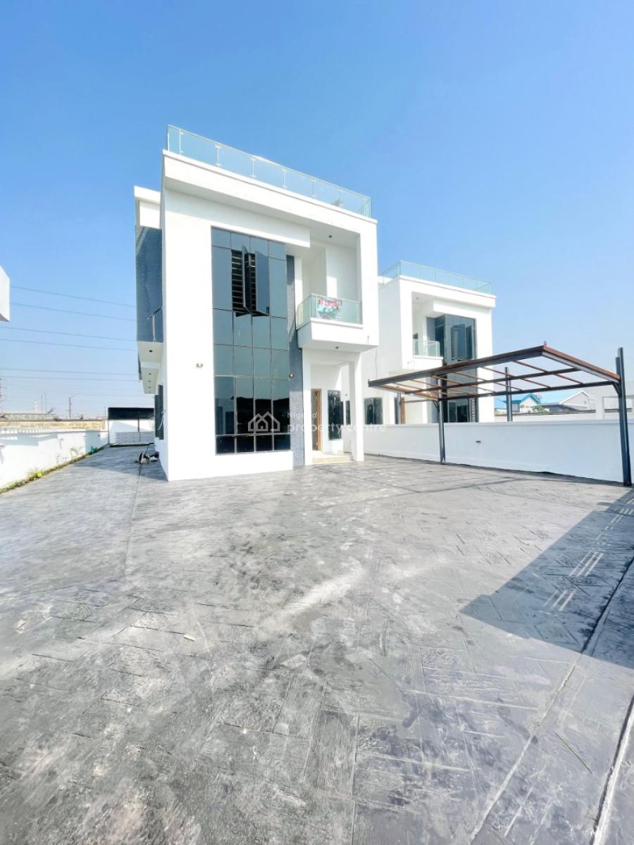 Fully Detached Duplex with with Pool, Cinema, Open Top Terrace and Bq, Royal Garden Estate, Ajah, Lagos, Detached Duplex for Sale