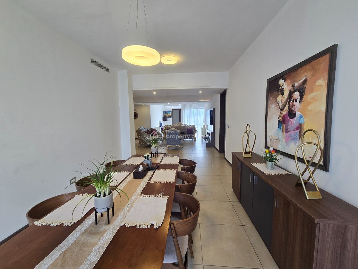 Fully Furnished & Serviced Three (3) Bedroom Flat with Bq,elevator&gym, Victoria Island (vi), Lagos, Flat / Apartment for Sale