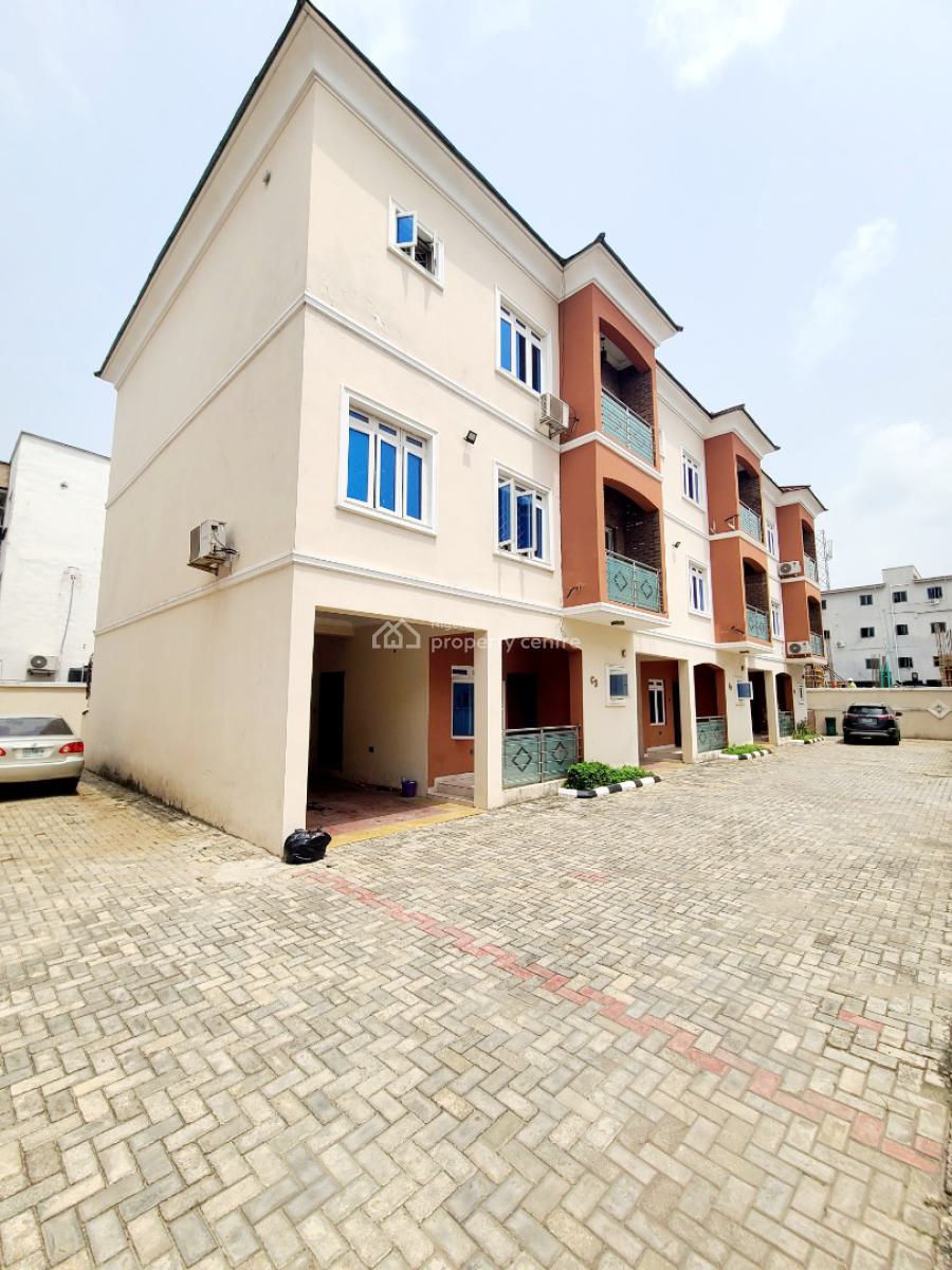 4 Bedroom Terrace Duplex with Swimming Pool, Osapa London Estate, Osapa, Lekki, Lagos, Terraced Duplex for Rent