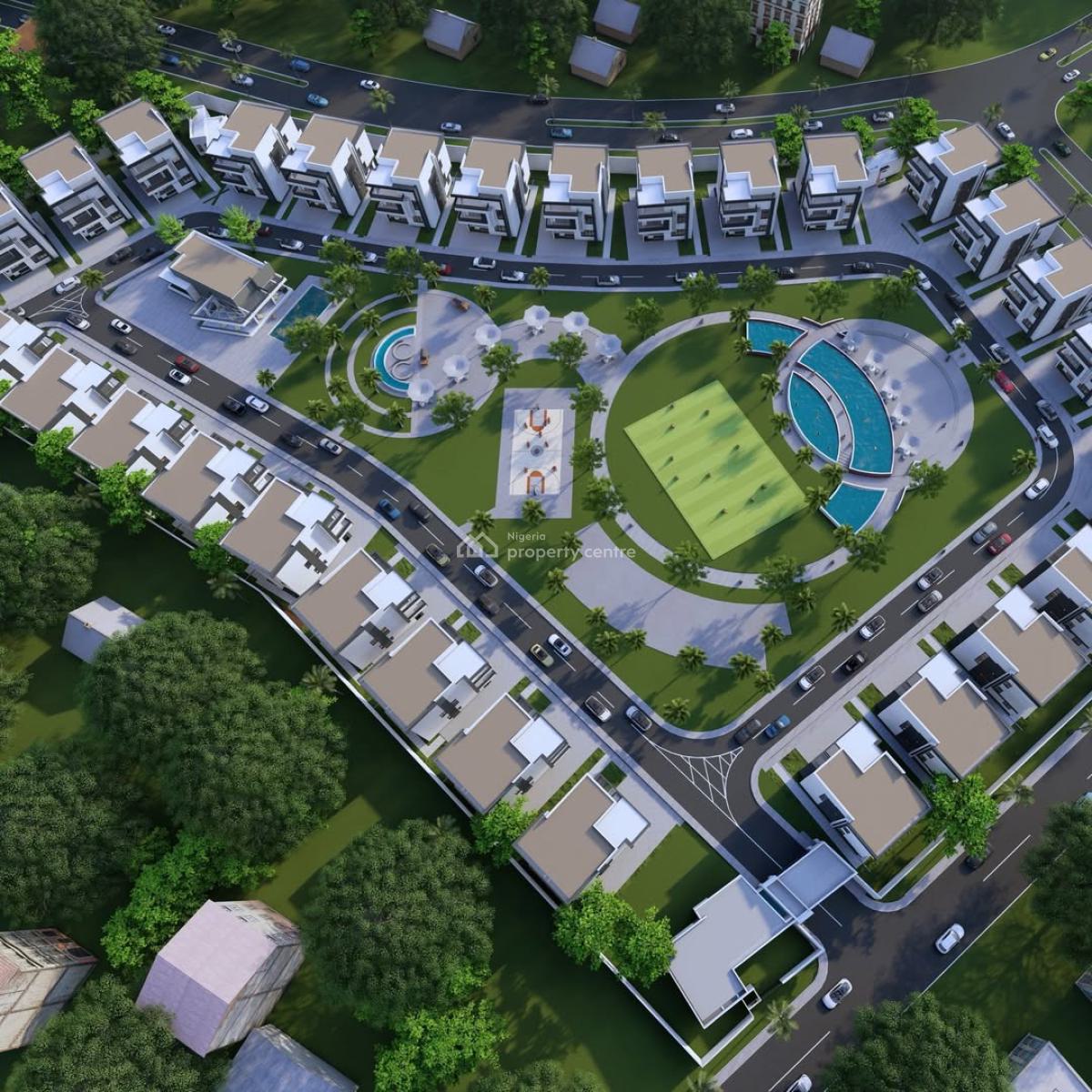 5bedroom Villa and Bq with a Pool,gym&play Arena, Guzape District, Abuja, Detached Duplex for Sale