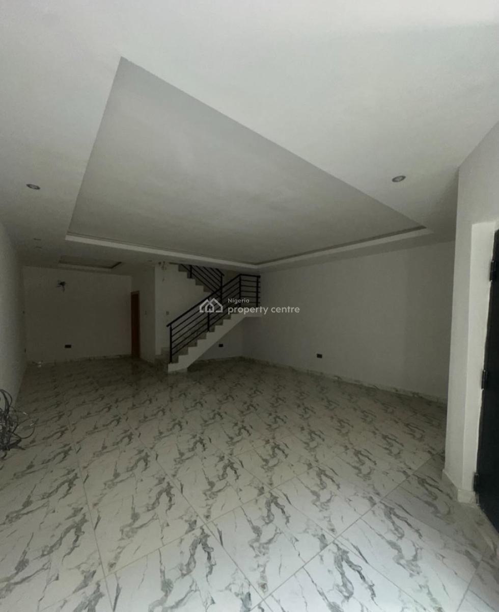 Newly Built and Serviced with 24/7 Power Supply 4 Bedroom En-suite Tow, Lekki Phase 1, Lekki, Lagos, Terraced Duplex for Rent