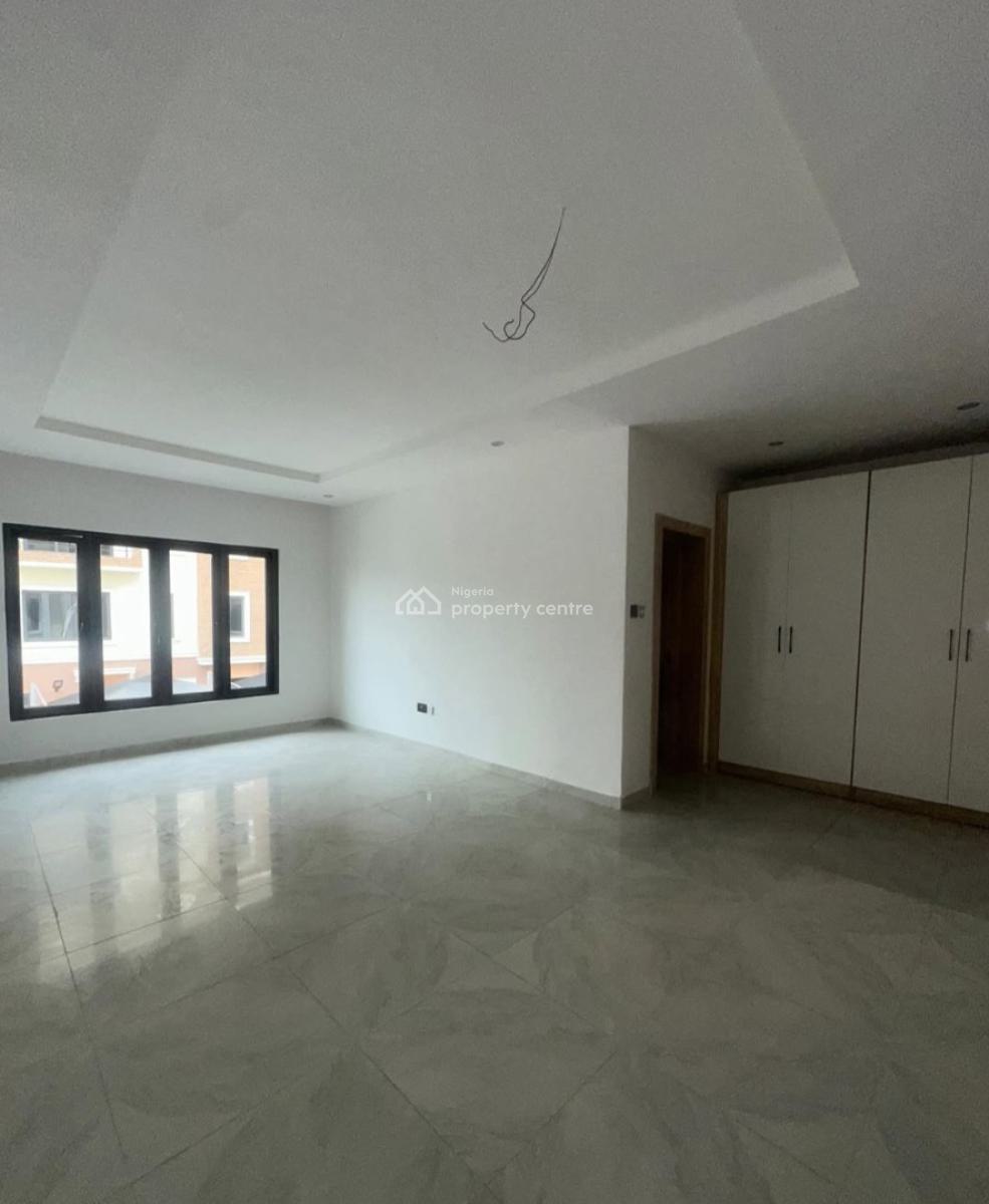 Newly Built and Serviced with 24/7 Power Supply 4 Bedroom En-suite Tow, Lekki Phase 1, Lekki, Lagos, Terraced Duplex for Rent