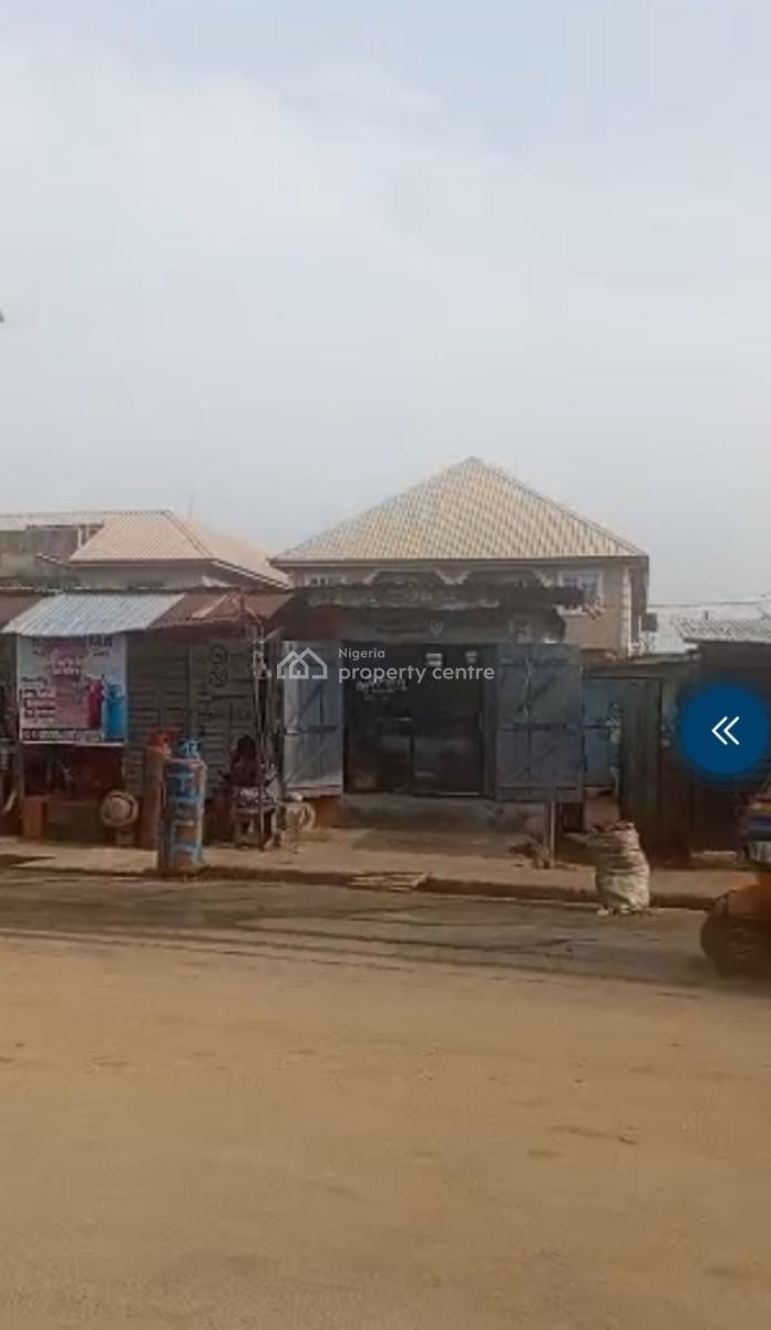 Demolishable Bungalow Available for  on a Full Plot. Location: Aj, Location: Ajibulu Street, By International Airport Mafoluku Oshodi. As, Oshodi, Lagos, Mixed-use Land for Sale