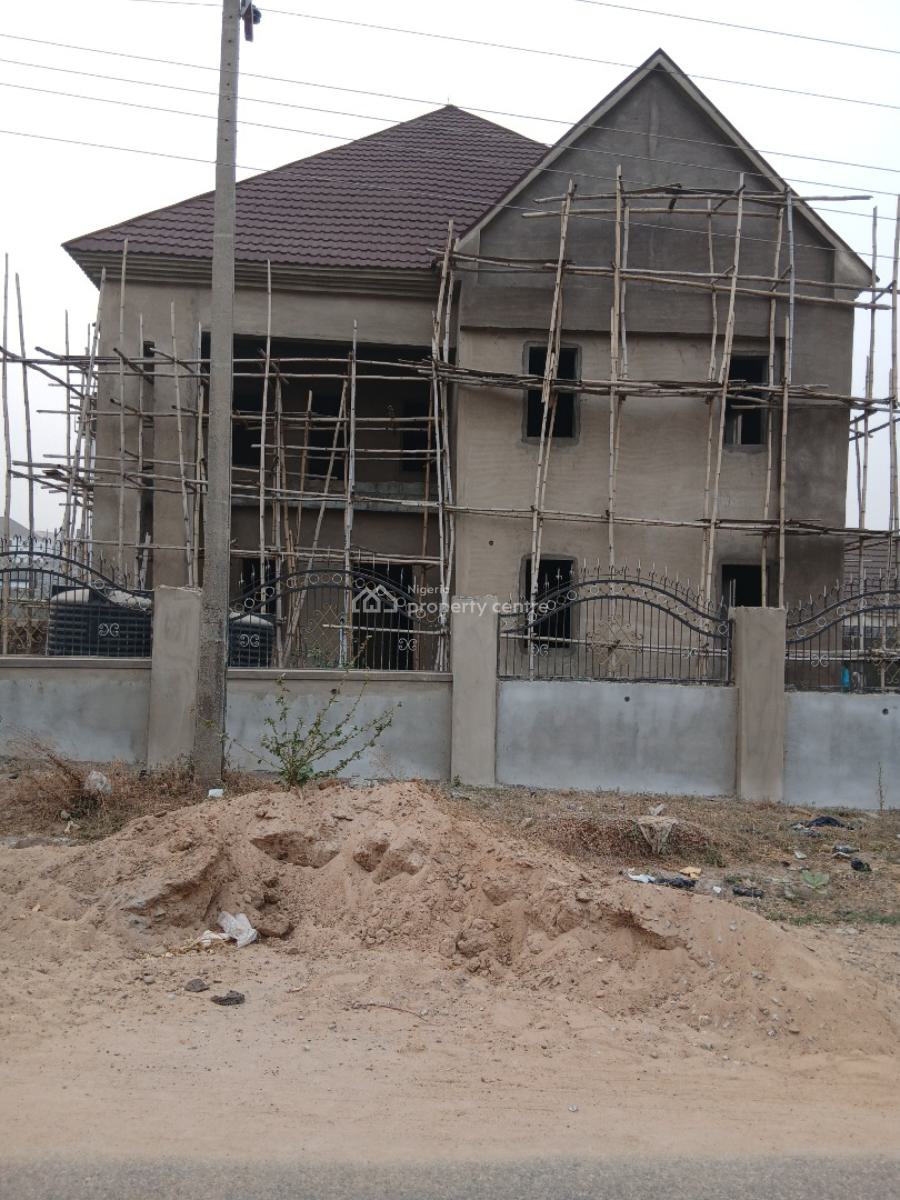 a Stand Alone Duplex with a Bq, Opposite Ochacho Estate, Life Camp, Abuja, Detached Duplex for Sale