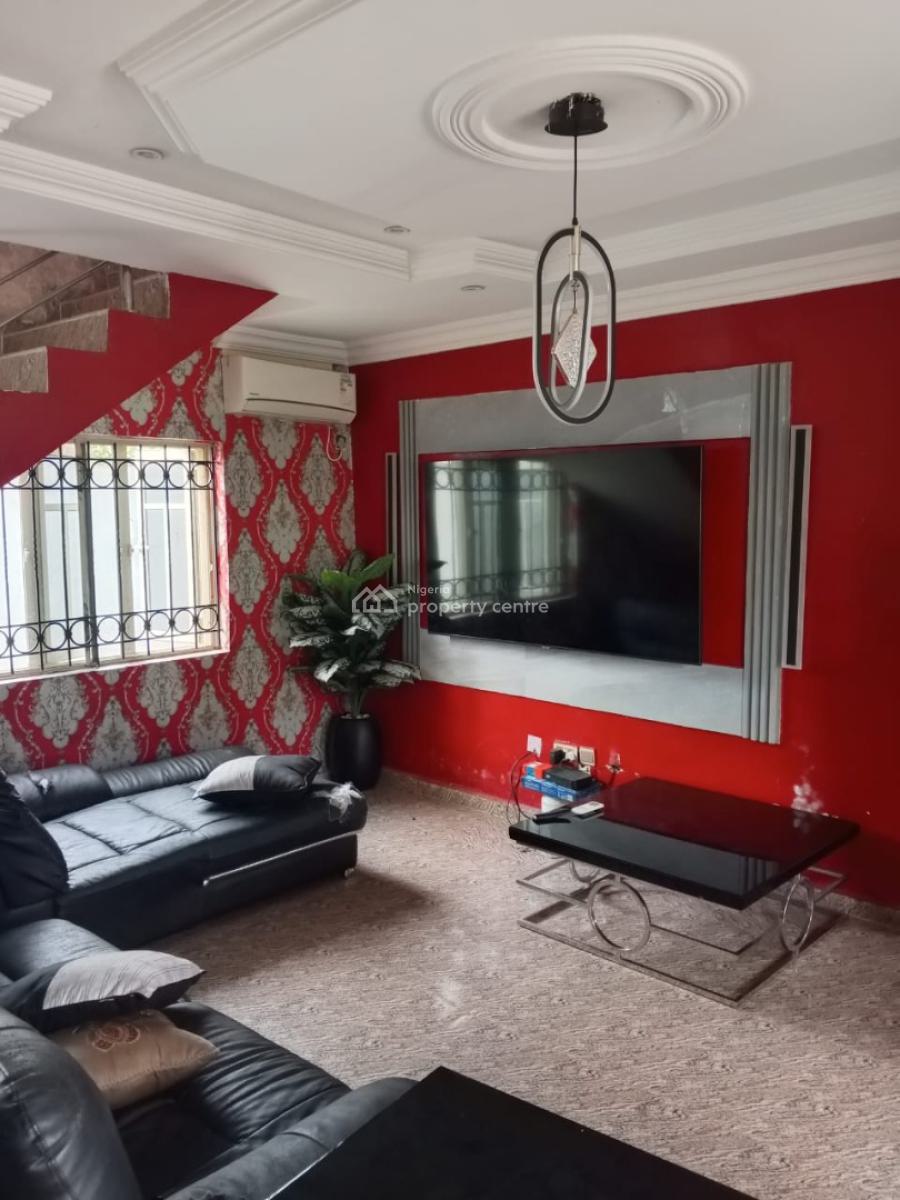 Standard 3 Bedroom Duplex with Room and Parlor Bq,  Full Plot of Land, at Addo Road, Ajah, Lagos, Detached Duplex for Sale