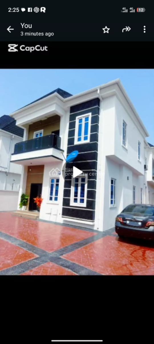 Standard 5 Bedroom Duplex with Bq and Building Approval, at Unity Estates Along Badore Road, Ajah, Lagos, Detached Duplex for Sale