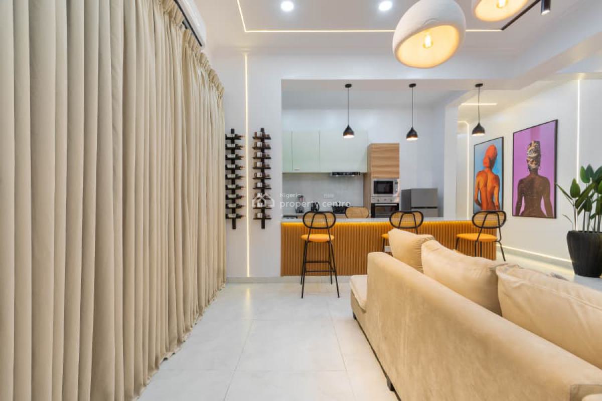 Luxury Newly Launched 2 Bedroom Apartment with Wine Bar &ps5, Wifi, Power Supply,security,car Park Space and Lots More, Ikate, Lekki, Lagos, Flat / Apartment Short Let