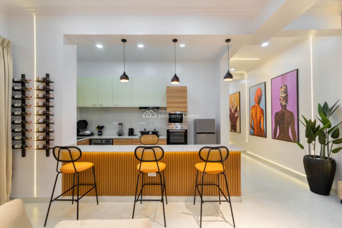 Luxury Newly Launched 2 Bedroom Apartment with Wine Bar &ps5, Wifi, Power Supply,security,car Park Space and Lots More, Ikate, Lekki, Lagos, Flat / Apartment Short Let