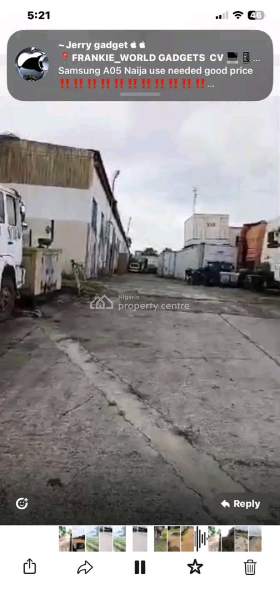 Commercial 21plot of Land Good for Company, Petrol Station Mini Estate, Apapa-oshodi Expressway,by Isolo Bus Stop, Oshodi, Lagos, Mixed-use Land for Sale