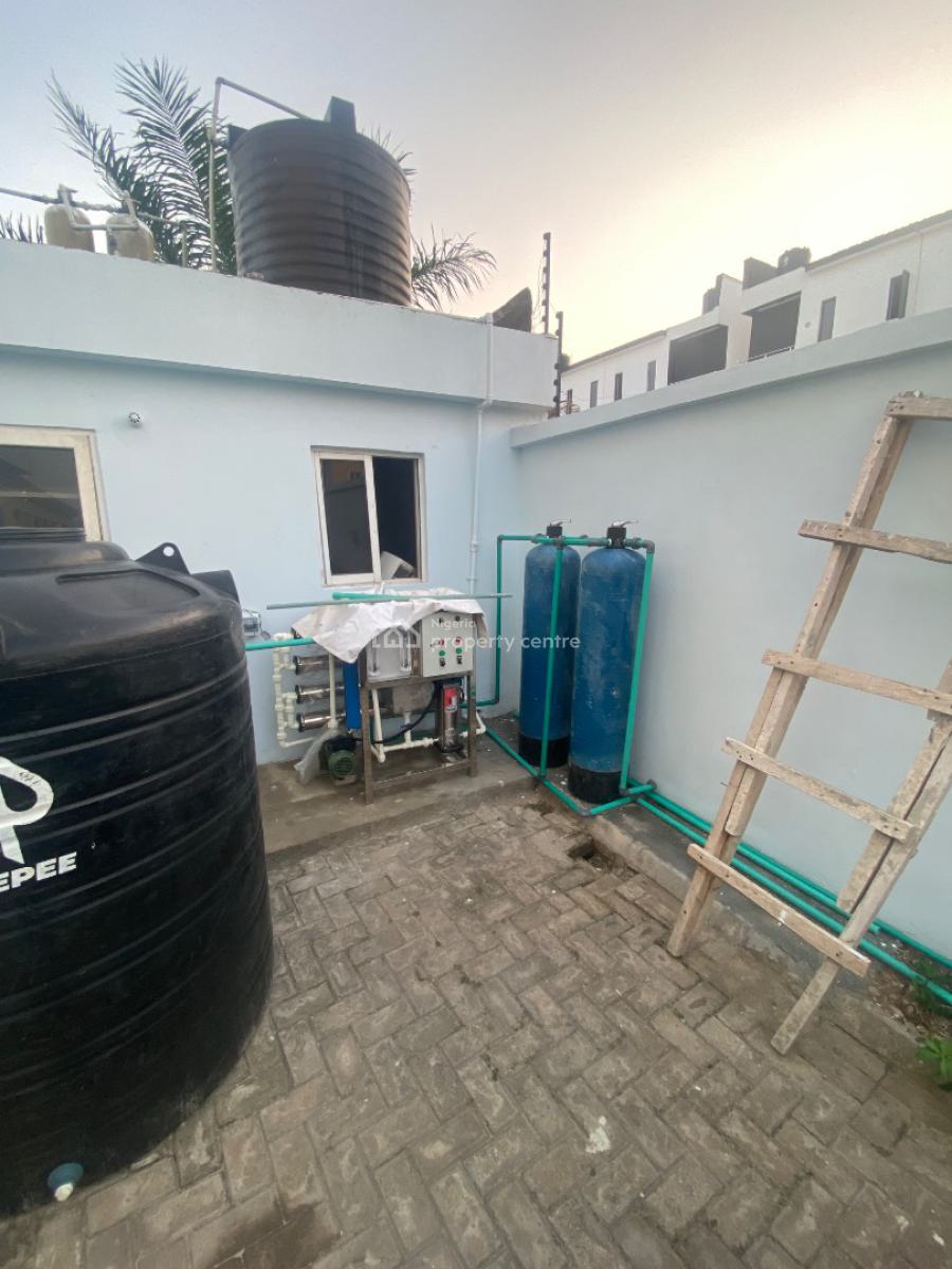 Seaview 4 Bedroom with Rooftop with Bq, Atlantic View Estate, Alpha Beach Road, Lekki, Lagos, Semi-detached Duplex for Rent