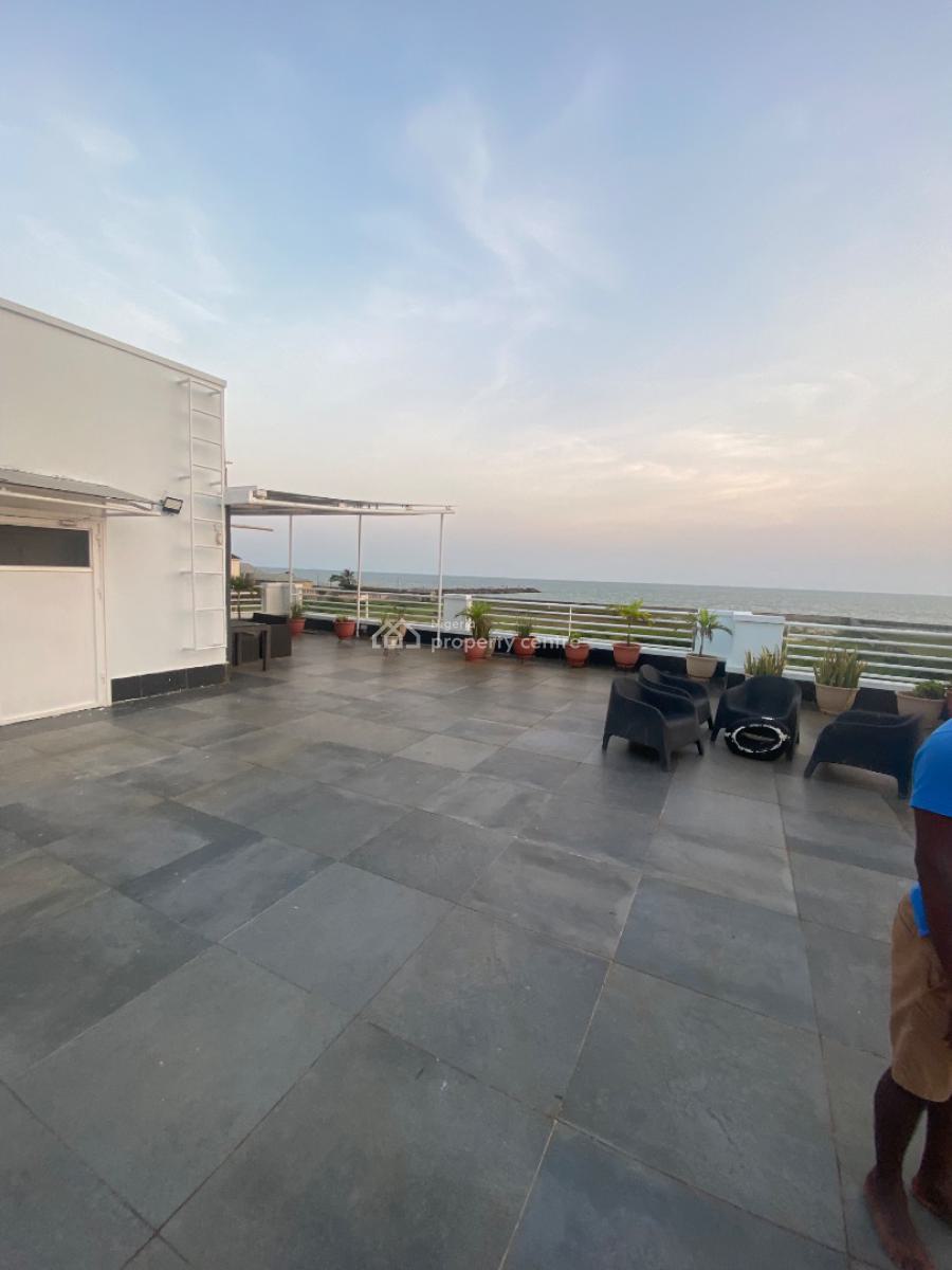 Seaview 4 Bedroom with Rooftop with Bq, Atlantic View Estate, Alpha Beach Road, Lekki, Lagos, Semi-detached Duplex for Rent