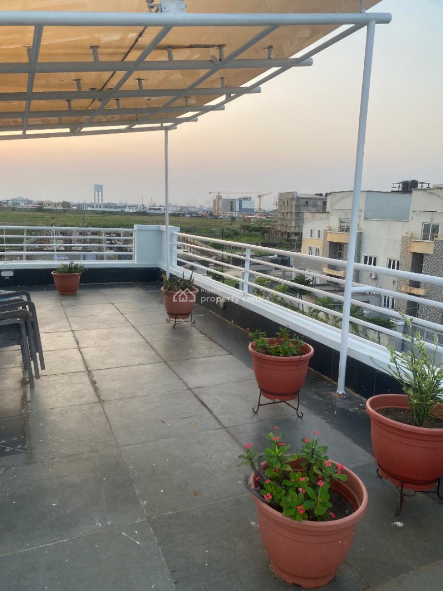 Seaview 4 Bedroom with Rooftop with Bq, Atlantic View Estate, Alpha Beach Road, Lekki, Lagos, Semi-detached Duplex for Rent