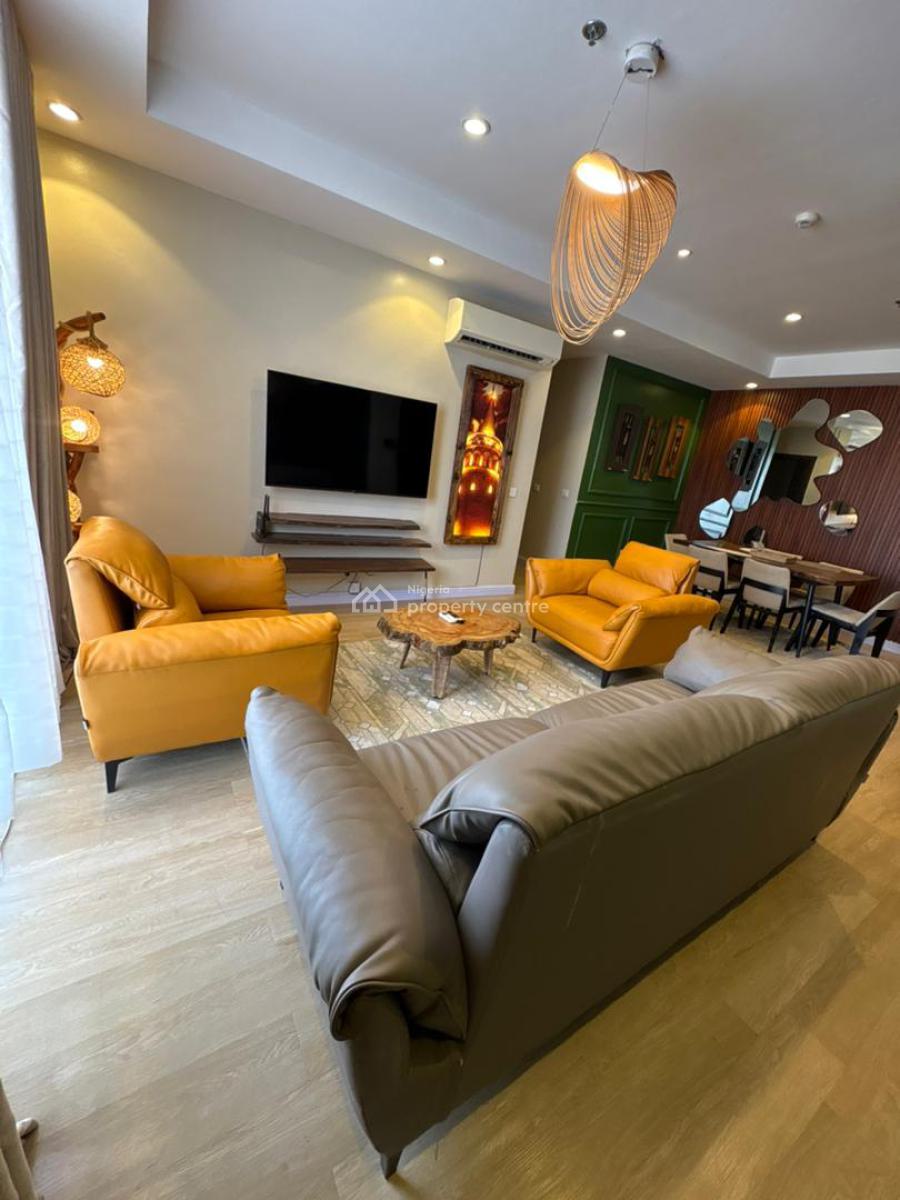 Sophisticated 2 Bedroom Apartment with Sea View, Reading Console &pool, Fully Equipped Gym, Tennis and Basketball Court, Daily Cleaning, Oniru, Victoria Island (vi), Lagos, Flat / Apartment Short Let