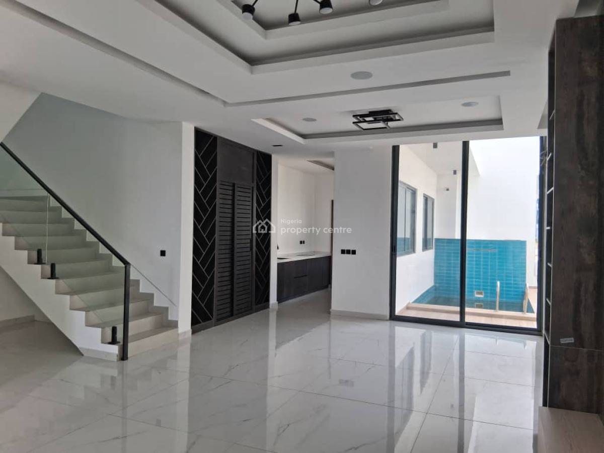 Contemporary 5-bedroom Semi-detached House + Bq, Cowrie Creek, Lekki, Lagos, Semi-detached Duplex for Sale