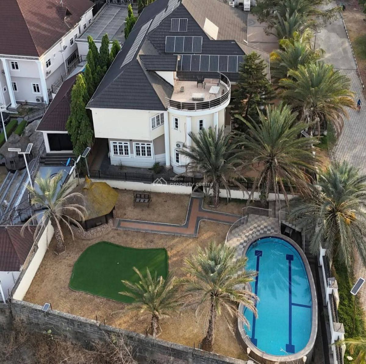 7-bedroom Luxury Mansion on 1,588sqm with Swimming Pool, Gym, Penthous, Asokoro District, Abuja, Detached Duplex for Sale