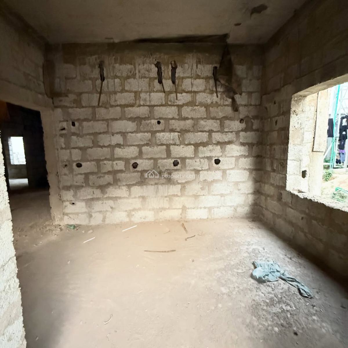 Newly Constructed 4-bedroom Fully Detached Duplex with Bq(carcass), Lugbe District, Abuja, Detached Duplex for Sale