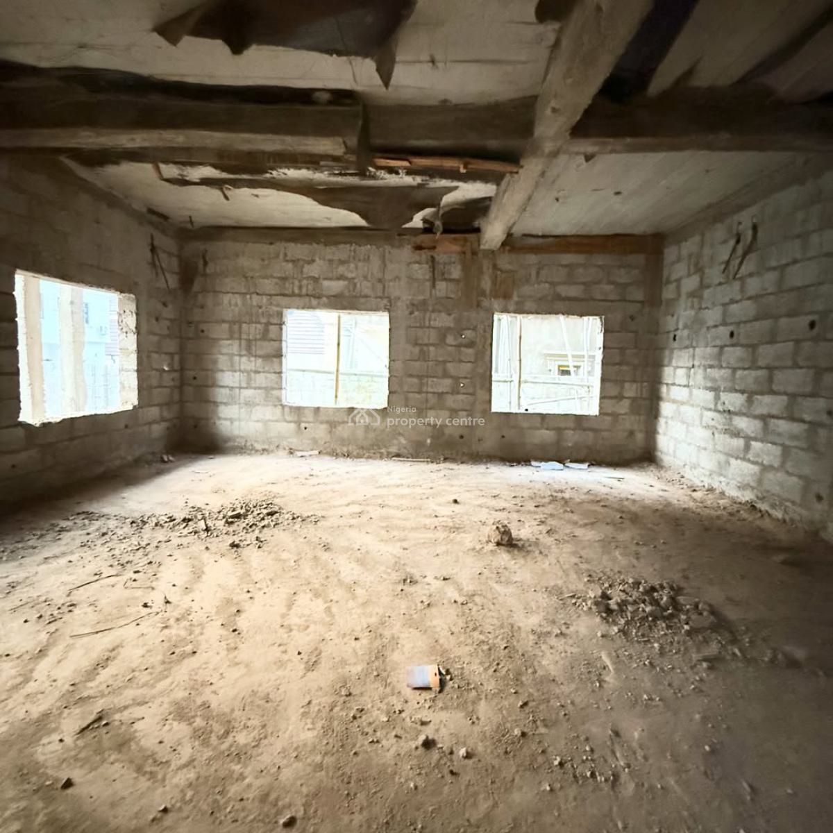 Newly Constructed 4-bedroom Fully Detached Duplex with Bq(carcass), Lugbe District, Abuja, Detached Duplex for Sale