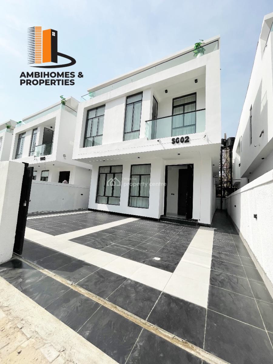 5bedroom Fully Detached Duplex with Bq, Chevron, Lekki, Lagos, Detached Duplex for Sale