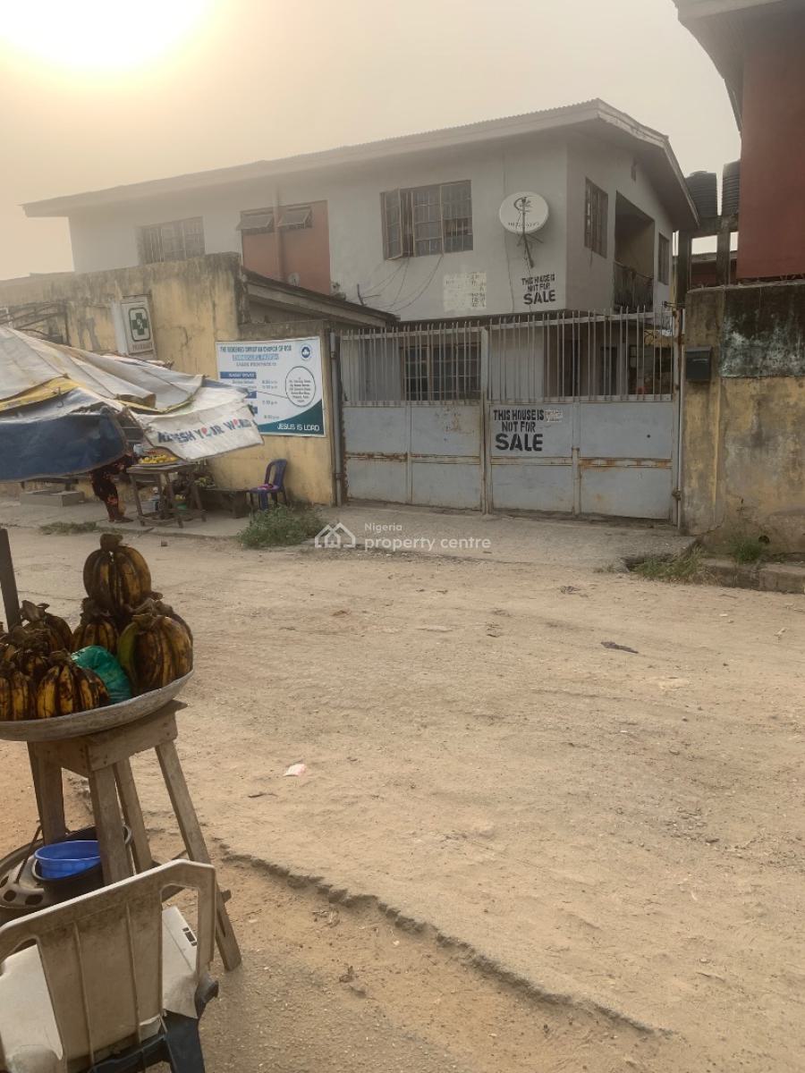 2nos of 4bedroom Flat Up and Down Plus a Pharmacy Shop, Biola Street, Alapere, Ketu, Lagos, Block of Flats for Sale
