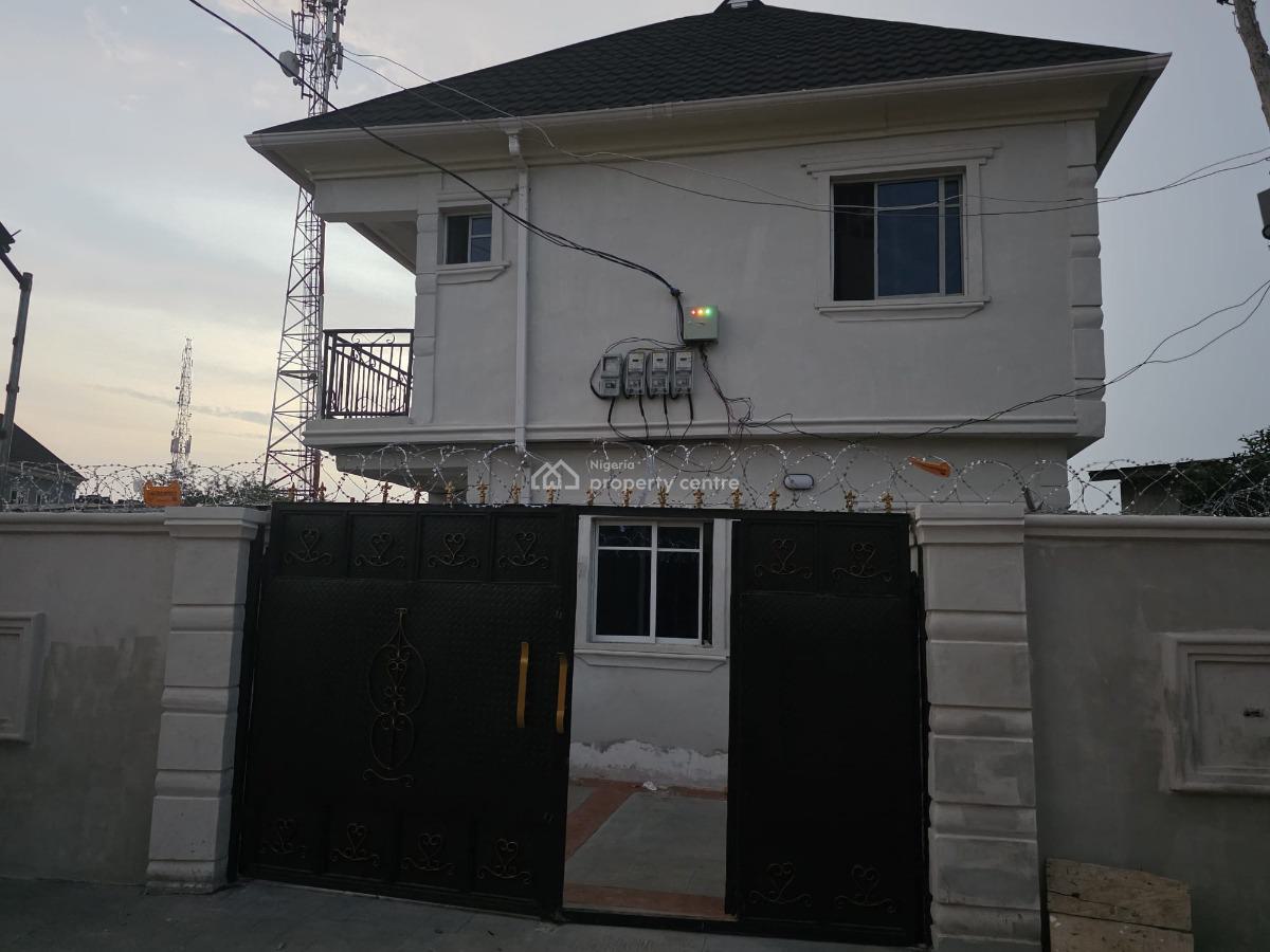 Brand New Mini Flat, Pop, Wardrobe Kitchen Cab at Akute Via Ojodu, at Ebenezer Street, Alapara, Akute Bus Stop Via Ojodu Berger, Ojodu, Lagos, Mini Flat (room and Parlour) for Rent