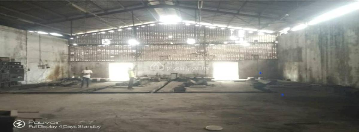 4 Bay Warehouse on 3.615 Acres on Express, Along  Ijebu-ode Road, Sagamu, Ogun, Warehouse for Sale