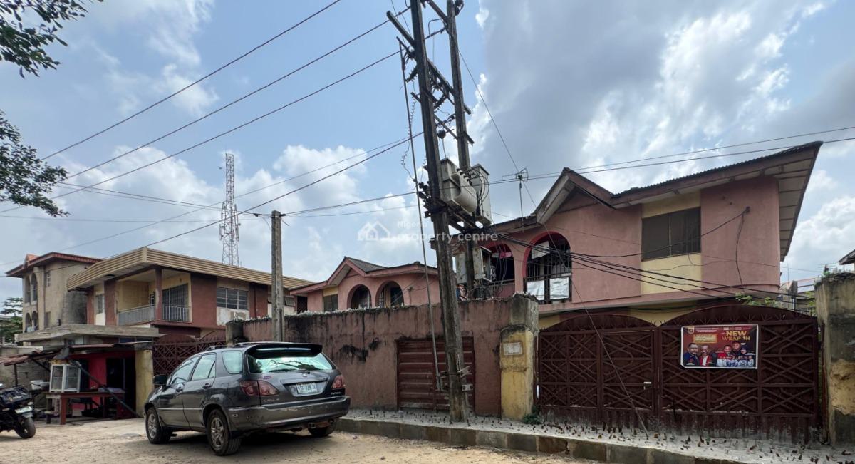 Land Measuring 1256sqm with a Well Maintained 9units of 3bedroom Flats, Ogba, Ikeja, Lagos, Block of Flats for Sale