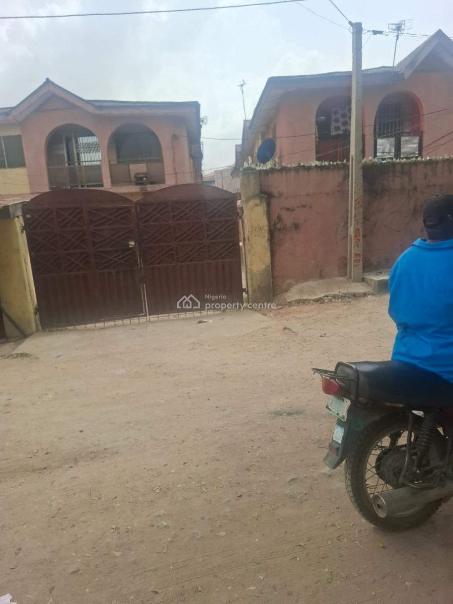 Land Measuring 1256sqm with a Well Maintained 9 Units of 3 Bedroom Flats, Ogba, Ikeja, Lagos, Land for Sale