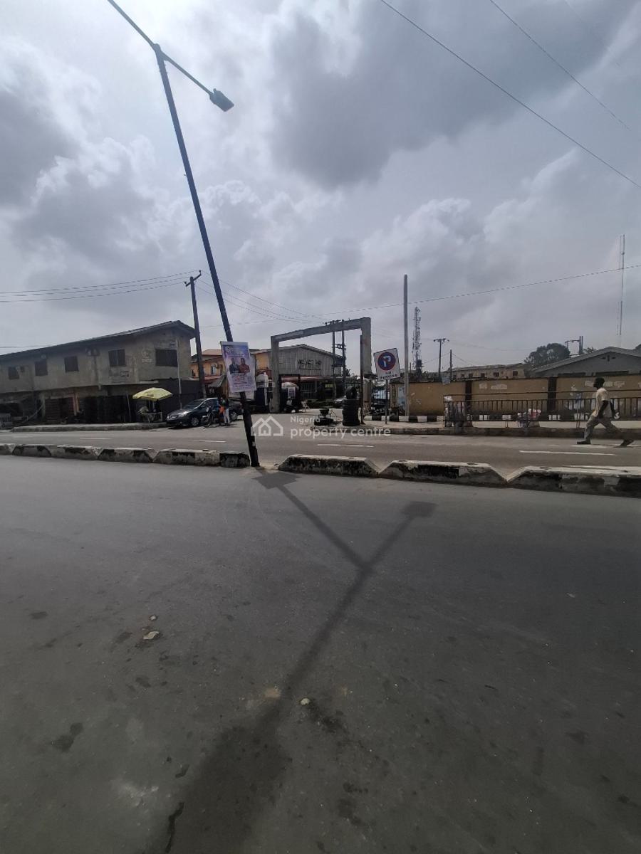Land Measuring 1256sqm with a Well Maintained 9 Units of 3 Bedroom Flats, Ogba, Ikeja, Lagos, Land for Sale