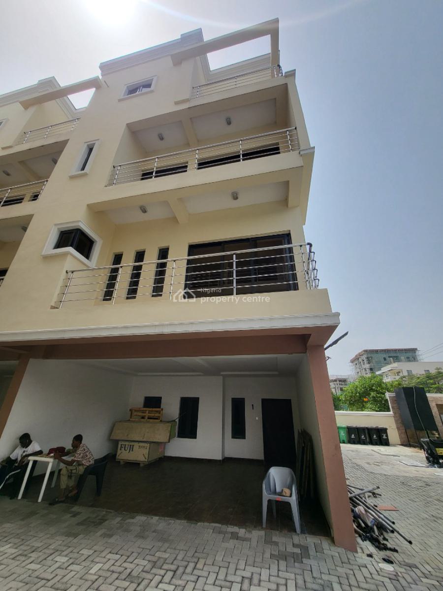 Ultra Modern 4bedroom Terrace with 2rooms Bq with Pool and Elevator, Ikoyi, Lagos, Terraced Duplex for Rent