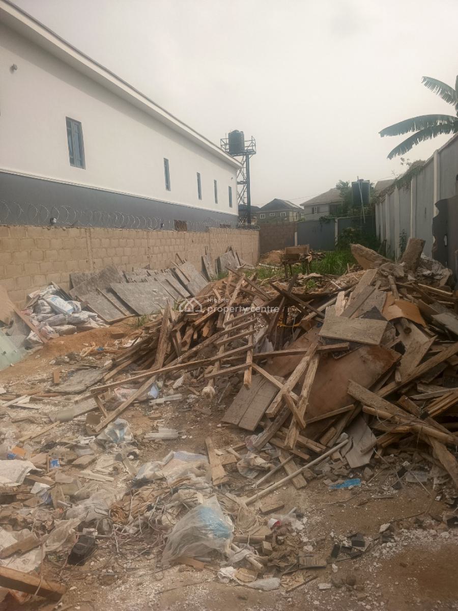 Sweet Half Plot of Land (330sqm) in an Estate, in an Estate Environment Off Ayo Alabi Str, Oke Ira Ogba, Ogba, Ikeja, Lagos, Residential Land for Sale