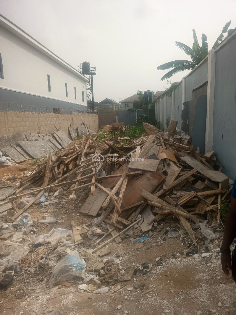 Sweet Half Plot of Land (330sqm) in an Estate, in an Estate Environment Off Ayo Alabi Str, Oke Ira Ogba, Ogba, Ikeja, Lagos, Residential Land for Sale