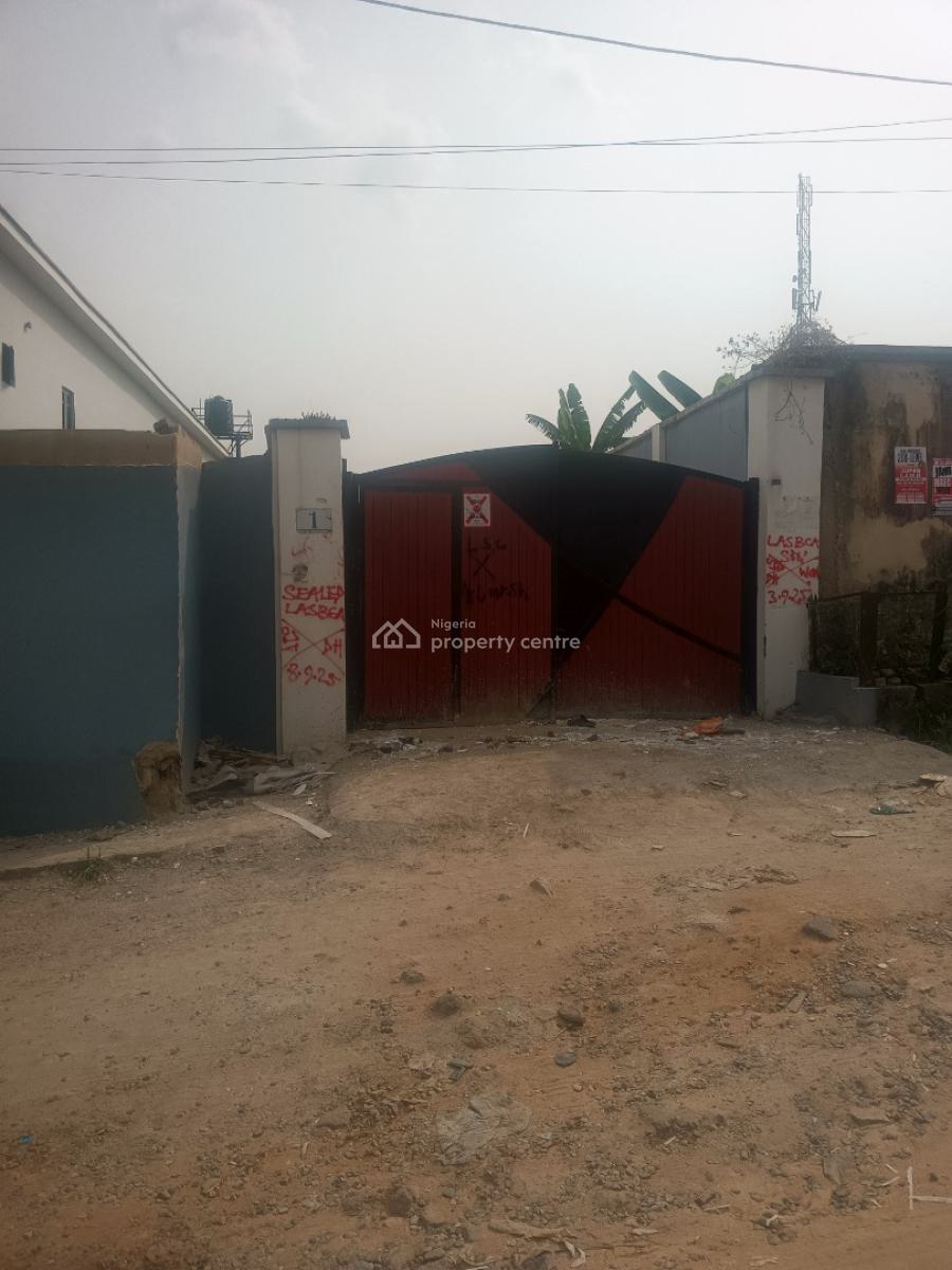 Sweet Half Plot of Land (330sqm) in an Estate, in an Estate Environment Off Ayo Alabi Str, Oke Ira Ogba, Ogba, Ikeja, Lagos, Residential Land for Sale