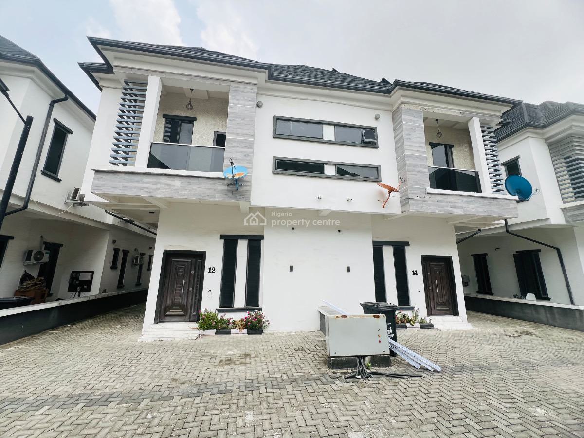 4bedroom Semi Detached Duplex with Bq, Orchid Road, Lekki, Lagos, Semi-detached Duplex for Sale