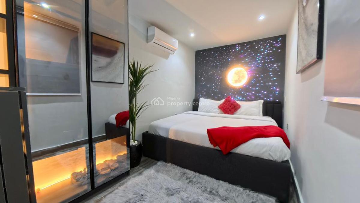 Delightful Exquisite Fully Furnished and Serviced One Bedroom (mini-flat), Lekki Right, Lekki, Lagos, Mini Flat (room and Parlour) for Rent