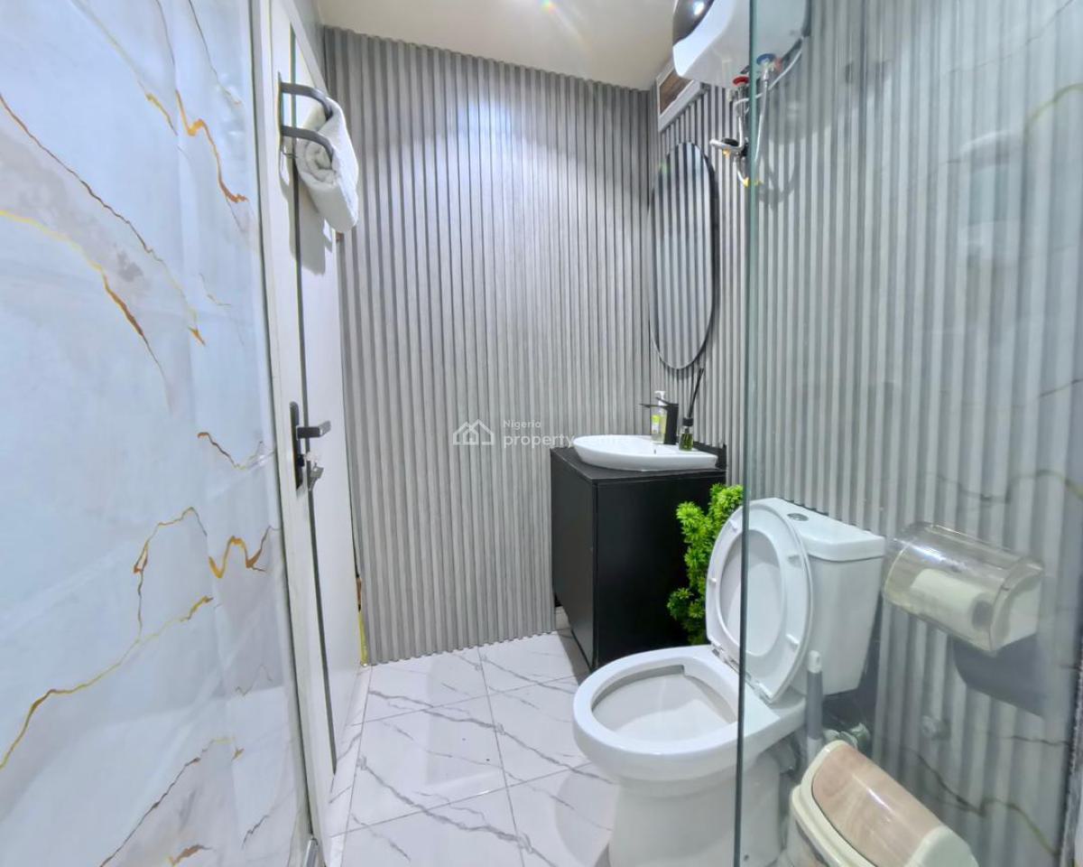 Delightful Exquisite Fully Furnished and Serviced One Bedroom (mini-flat), Lekki Right, Lekki, Lagos, Mini Flat (room and Parlour) for Rent