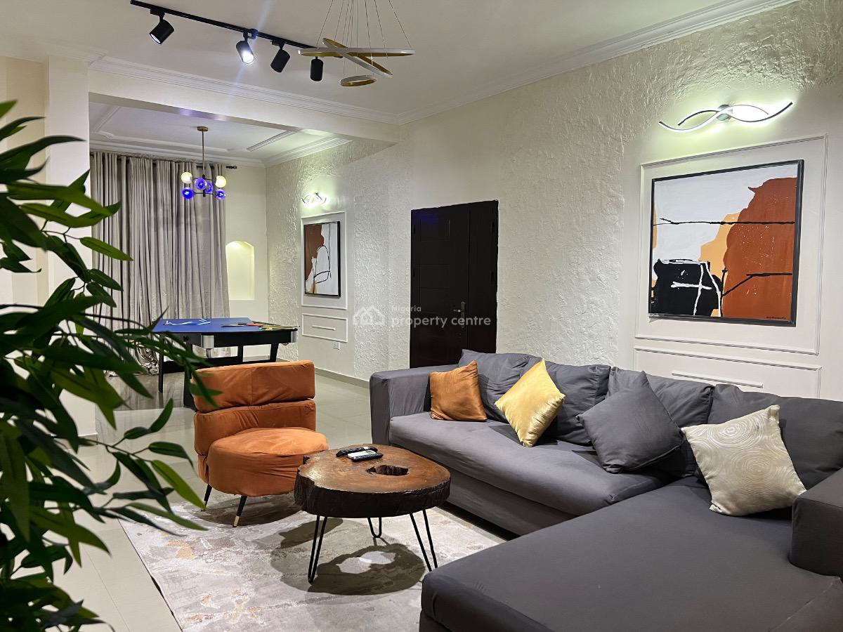 Beach View 2 Bedroom Apartment with Snooker and Swimming Pool, Ikate Elegushi, Lekki, Lagos, Flat / Apartment for Rent