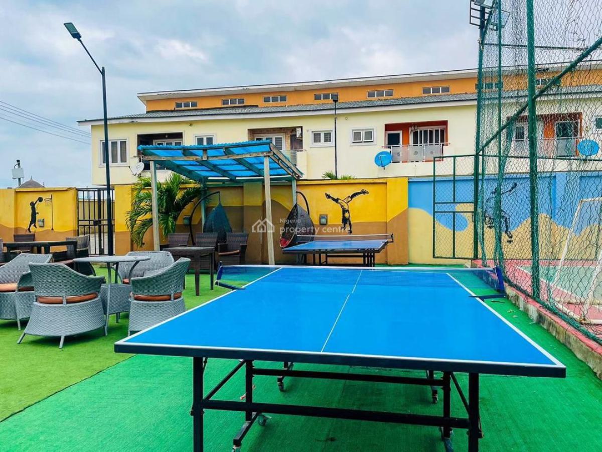 Beach View 2 Bedroom Apartment with Snooker and Swimming Pool, Ikate Elegushi, Lekki, Lagos, Flat / Apartment for Rent