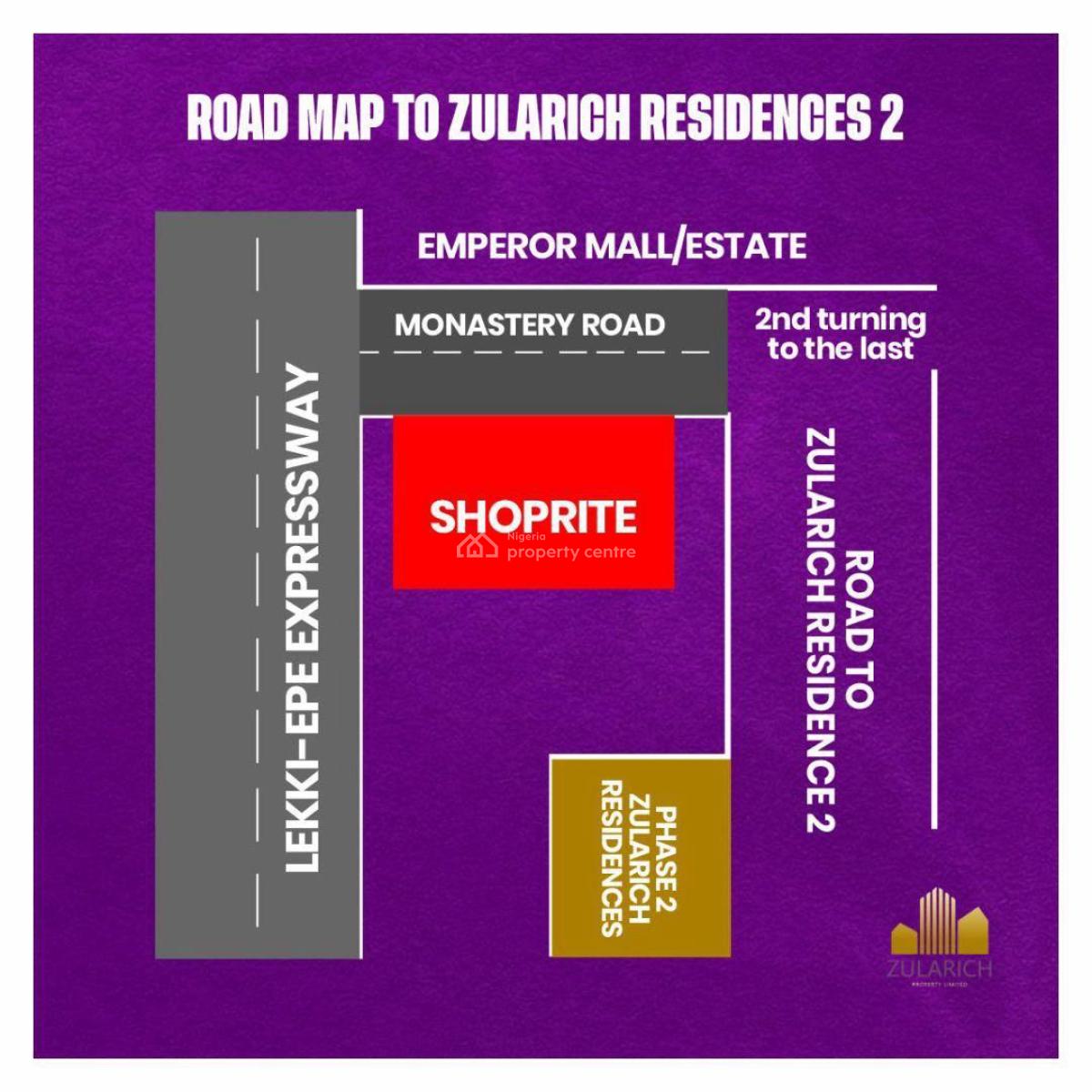 4-bedroom Terrace -- Zularich Residence 2, Sangotedo, Ajah, Lagos, Terraced Duplex for Sale